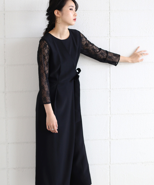 特価タイムセール Jeloud ブージュルード のワンピース 結婚式 や二次会に使える 袖レーススカウチョオールインワン を購入できます Bou Jeloud ワンピースjeloud ブージュルード のファッション 結婚式や二次会に使える 袖レーススカウチョ