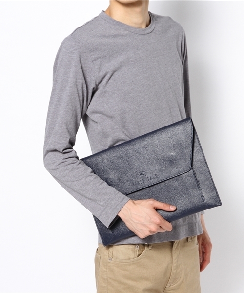 WHO'S WHO gallery(フーズフーギャラリー)の「【期間限定セール】【TABLE TALK】WELDER CLUTCH(クラッチバッグ・メンズ・ネイビー/レッド/グレー・FREE)」の8枚目の写真