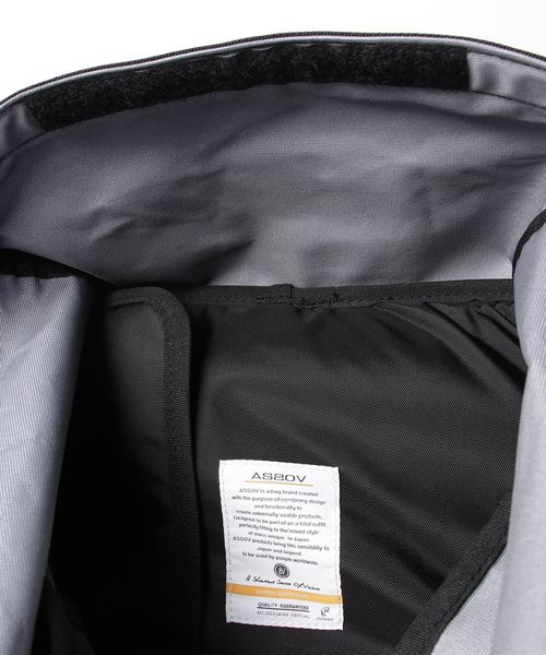 AS2OV(アッソブ)の「【AS2OV】WP CORDURA ROLL/141609(バックパック/リュック・メンズ・ブラック・FREE)」の2枚目の写真