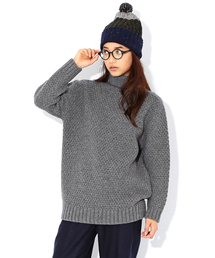 BEAMS BOY | BEAMS BOY / 手編み ビッグ タートル(ニット/セーター)