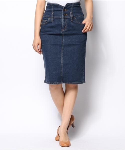 WEGO（ウィゴー）の「WEGO/タックペンシルスカート（スカート・レディース・ブラック/インディゴブルー/ネイビー/その他1・FREE）」の21枚目の写真