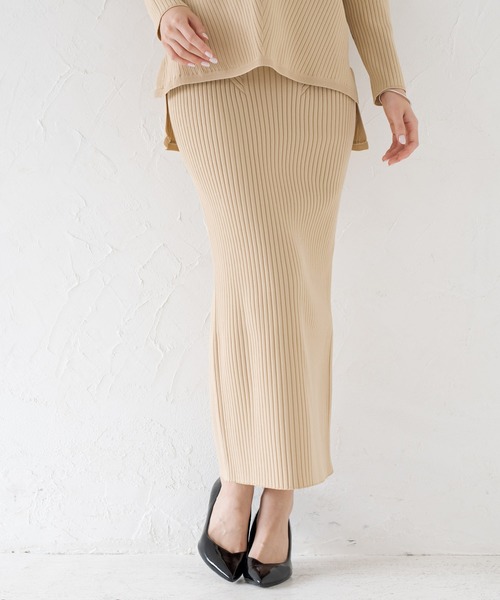 Loungedress（ラウンジドレス）の「ワイドリブスカート（スカート 