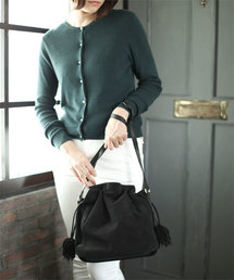 NANO universe | POPCORN/別注ドロストバッグ/L(ショルダーバッグ)