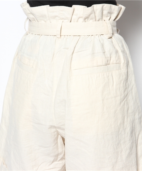 Kastane（カスタネ）の「【Kastane】綿麻バミューダPT（その他パンツ・レディース・カーキ/アイボリー/ネイビー・FREE）」の7枚目の写真