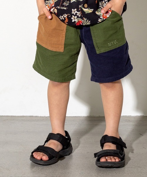 MAKE YOUR DAY（メイクユアデイ）の「【リンクコーデ】サマーコールパンツ■80～140cm（その他パンツ・キッズ・オリーブ/ベージュ/ネイビー/ピンク/レンガ・110/80/100/90/140/130/120）」の3枚目の写真