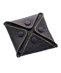 クロコダイル小銭いれ　ブラック ボックス型 小銭入れ / 財布 / FUJITAKA（フジタカ）公式