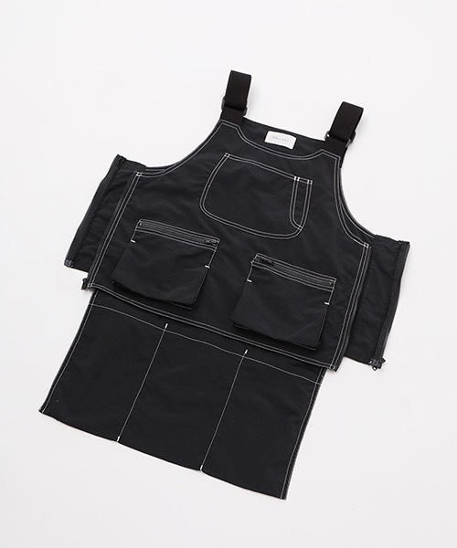 HOLIDAY（ホリデイ）の「ATTACHMENT WORK VEST アタッチメントワークベスト（ベスト・レディース・ホワイト/ブラック・ONE SIZE）」の7枚目の写真