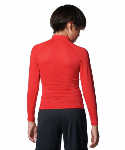 UNDER ARMOUR（アンダーアーマー）の「UAヒートギアアーマー コンプレッション ロングスリーブ モック シャツ（ベースボール/KIDS）（Tシャツ/カットソー・キッズ・ブラック/レッド/ネイビー/ロイヤルブルー/ホワイト・140cm/150cm/130cm/160cm）」の20枚目の写真