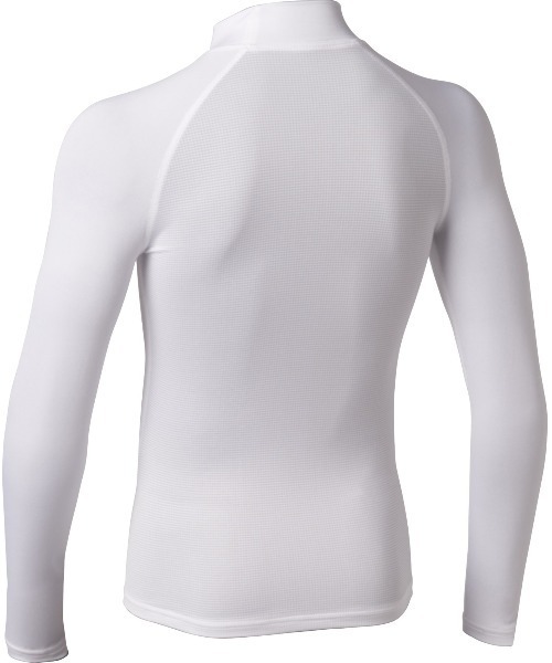 UNDER ARMOUR（アンダーアーマー）の「UAヒートギアアーマー コンプレッション ロングスリーブ モック シャツ（ベースボール/KIDS）（Tシャツ/カットソー・キッズ・ブラック/レッド/ネイビー/ロイヤルブルー/ホワイト・140cm/150cm/130cm/160cm）」の6枚目の写真