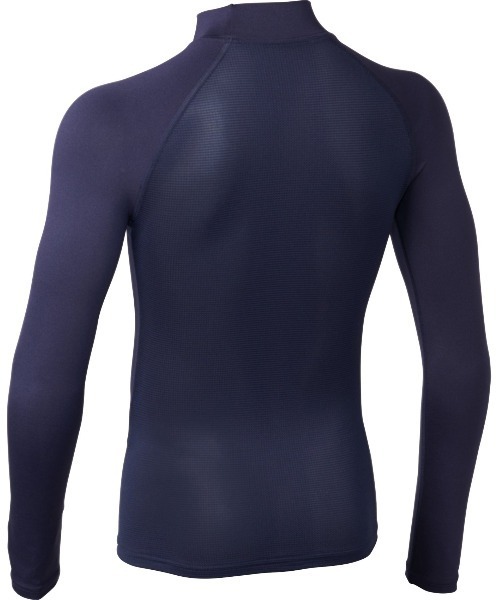 UNDER ARMOUR（アンダーアーマー）の「UAヒートギアアーマー コンプレッション ロングスリーブ モック シャツ（ベースボール/KIDS）（Tシャツ/カットソー・キッズ・ブラック/レッド/ネイビー/ロイヤルブルー/ホワイト・140cm/150cm/130cm/160cm）」の8枚目の写真