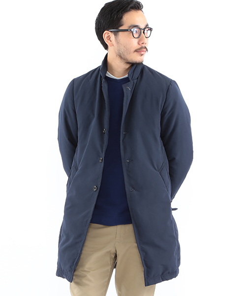 BEAMS PLUS（ビームスプラス）の「◎BEAMS PLUS / ダウン チェスターコート（チェスターコート・メンズ・ベージュ/ブルー/ネイビー・LARGE/SMALL/MEDIUM/X-LARGE）」の2枚目の写真