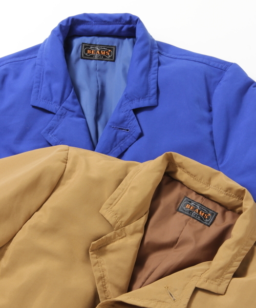 BEAMS PLUS（ビームスプラス）の「◎BEAMS PLUS / ダウン チェスターコート（チェスターコート・メンズ・ベージュ/ブルー/ネイビー・LARGE/SMALL/MEDIUM/X-LARGE）」の9枚目の写真
