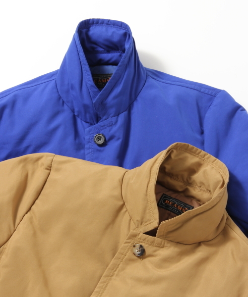 BEAMS PLUS（ビームスプラス）の「◎BEAMS PLUS / ダウン チェスターコート（チェスターコート・メンズ・ベージュ/ブルー/ネイビー・LARGE/SMALL/MEDIUM/X-LARGE）」の16枚目の写真