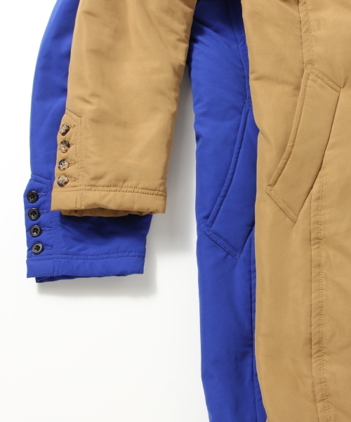 BEAMS PLUS（ビームスプラス）の「◎BEAMS PLUS / ダウン チェスターコート（チェスターコート・メンズ・ベージュ/ブルー/ネイビー・LARGE/SMALL/MEDIUM/X-LARGE）」の17枚目の写真