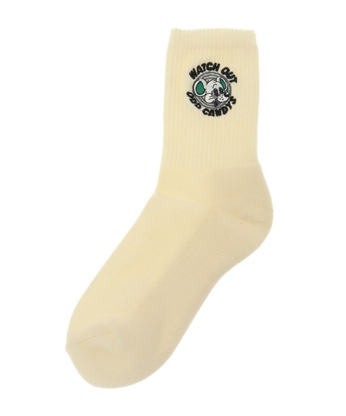 Candy Stripper(キャンディストリッパー)の「ODD CANDYS ソックス(ソックス/靴下・レディース・アイボリー/ブラック/グレー・FREE)」の4枚目の写真