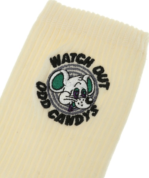 Candy Stripper(キャンディストリッパー)の「ODD CANDYS ソックス(ソックス/靴下・レディース・アイボリー/ブラック/グレー・FREE)」の7枚目の写真