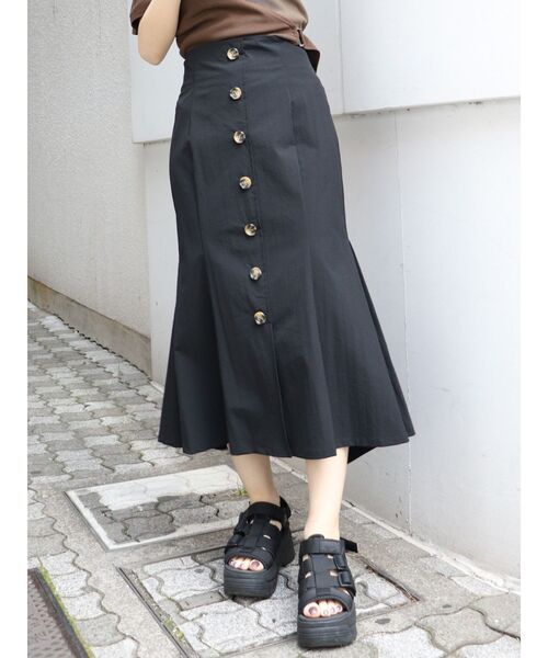 MURUA（ムルーア）の「イレヘムマーメイドスカート（スカート・レディース・ブラック/オレンジ/その他1・1/2）」の2枚目の写真