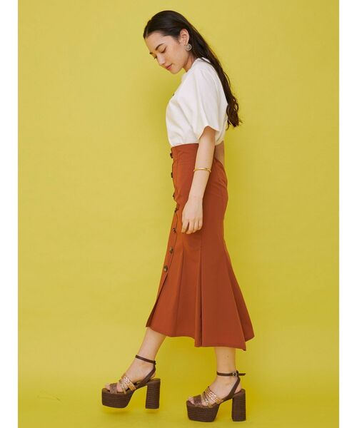 MURUA（ムルーア）の「イレヘムマーメイドスカート（スカート・レディース・ブラック/オレンジ/その他1・1/2）」の9枚目の写真