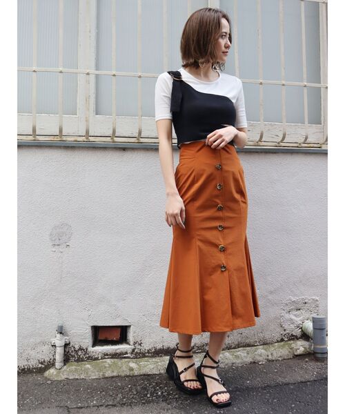 MURUA（ムルーア）の「イレヘムマーメイドスカート（スカート・レディース・ブラック/オレンジ/その他1・1/2）」の10枚目の写真