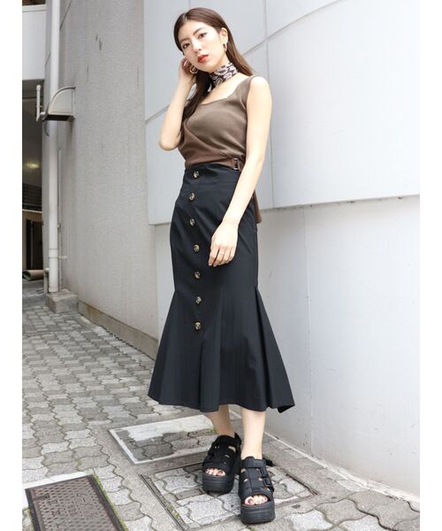 MURUA（ムルーア）の「イレヘムマーメイドスカート（スカート・レディース・ブラック/オレンジ/その他1・1/2）」の12枚目の写真