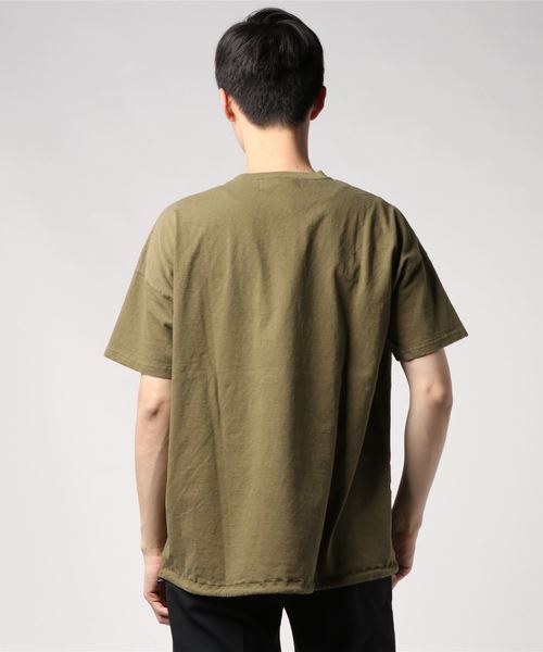 REMI RELIEF(レミレリーフ)の「REMI RELIEF/レミレリーフ × BRIEFING 20/2TC天竺ブリーフィング半袖T(Tシャツ/カットソー・メンズ・カーキ/ブラック/ベージュ・M/L/XL)」の11枚目の写真
