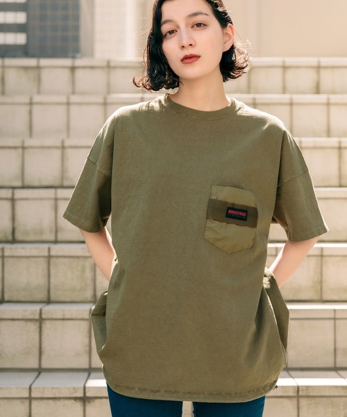 REMI RELIEF(レミレリーフ)の「REMI RELIEF/レミレリーフ × BRIEFING 20/2TC天竺ブリーフィング半袖T(Tシャツ/カットソー・メンズ・カーキ/ブラック/ベージュ・M/L/XL)」の3枚目の写真