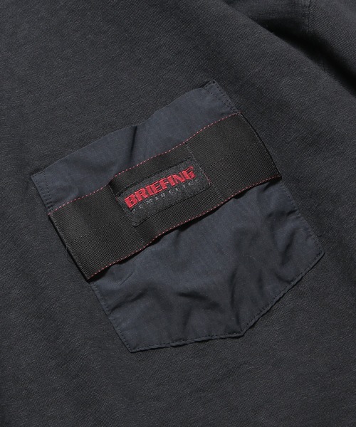REMI RELIEF(レミレリーフ)の「REMI RELIEF/レミレリーフ × BRIEFING 20/2TC天竺ブリーフィング半袖T(Tシャツ/カットソー・メンズ・カーキ/ブラック/ベージュ・M/L/XL)」の8枚目の写真