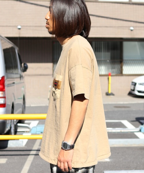 REMI RELIEF(レミレリーフ)の「REMI RELIEF/レミレリーフ × BRIEFING 20/2TC天竺ブリーフィング半袖T(Tシャツ/カットソー・メンズ・カーキ/ブラック/ベージュ・M/L/XL)」の17枚目の写真