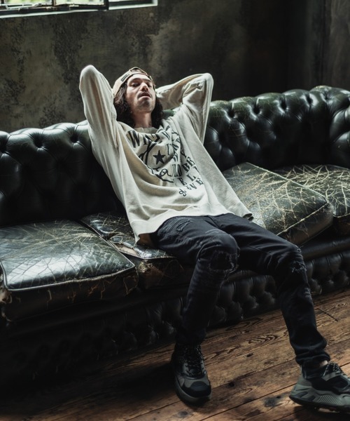 glamb(グラム)の「Platform dad sneakers / プラットフォームダッドスニーカー(スニーカー・メンズ・レッド/ブルー/ブラック/マルチ・4/3/2/1/M/S/L)」の15枚目の写真