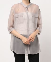Heather | オーガンジーシアーシャツ　892133(シャツ/ブラウス)