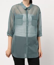 Heather | オーガンジーシアーシャツ　892133(シャツ/ブラウス)