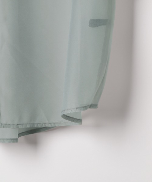 Heather（ヘザー）の「オーガンジーシアーシャツ　892133（シャツ/ブラウス・レディース・ホワイト/ブラック/グレー系その他/ベージュ系その他/ピンク系その他/ライトベージュ/グリーン系その他5・FREE）」の17枚目の写真