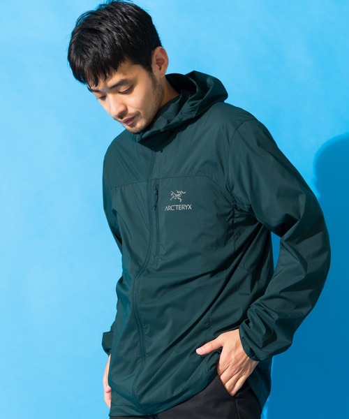 【新品 2019年モデル】アークテリクス スコーミッシュ フーディ ジャケット メンズ XS 紺 登山 アウトドア ソフトシェル 軽量 防風 撥水 ARC\u0027TERYX アークテリクス スコーミッシュフーディ Squamish Hoody