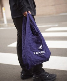 【KANGOL/カンゴール】プリント入り ナイロン エコバッグ 【Lサイズ】