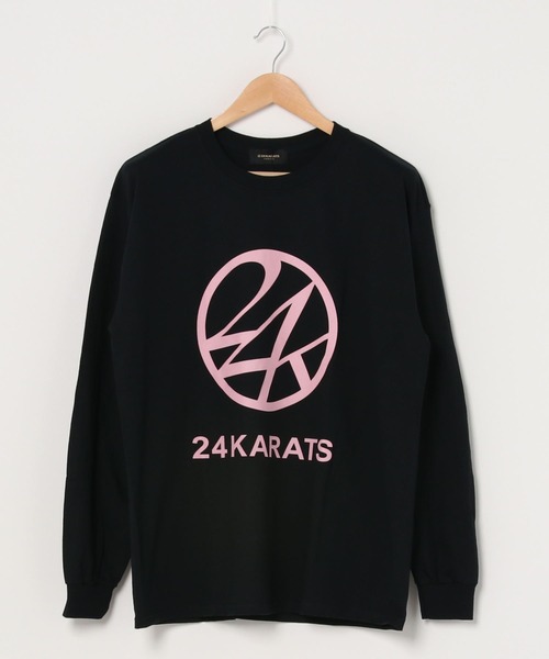 24karats - 24karats ランペ コラボ S ホワイト ロングTシャツ 24karats - 24karats ランペ コラボ S ホワイト ロングTシャツの