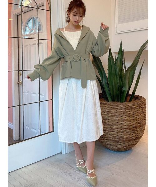 RESEXXY（リゼクシー）の「ボリュームスリーブコート（その他アウター・レディース・アイボリー/ミント/モカ・FREE）」の20枚目の写真