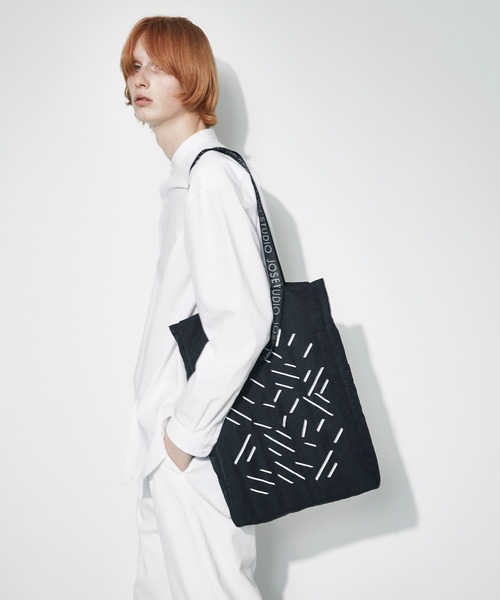 JOSEPH STUDIO（ジョゼフストゥディオ）の「オリジナル4WAYエコトートバッグ（エコバッグ/サブバッグ・レディース・ブラック系/ピンク系・F）」の6枚目の写真