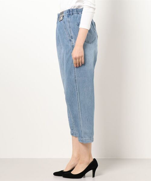 RAG MACHINE（ラグマシーン）の「【RAG MACHINE】スラウチワイドパンツ（デニムパンツ・レディース・ダークインディゴブルー/ノンウォッシュ・M/L）」の3枚目の写真