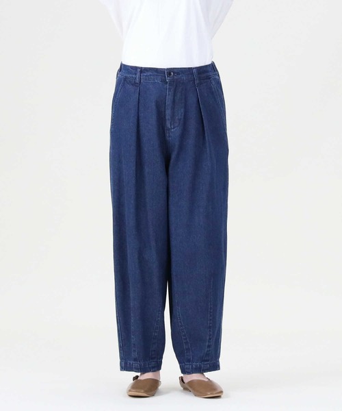 RAG MACHINE（ラグマシーン）の「【RAG MACHINE】スラウチワイドパンツ（デニムパンツ・レディース・ダークインディゴブルー/ノンウォッシュ・M/L）」の16枚目の写真