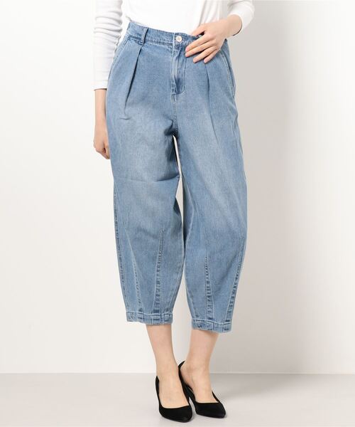 RAG MACHINE（ラグマシーン）の「【RAG MACHINE】スラウチワイドパンツ（デニムパンツ・レディース・ダークインディゴブルー/ノンウォッシュ・M/L）」の10枚目の写真