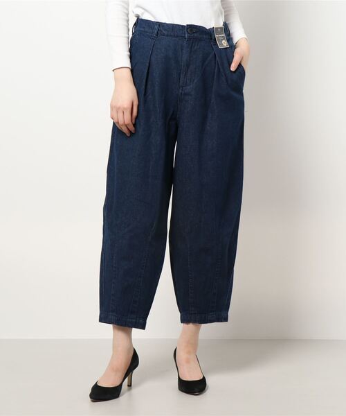 RAG MACHINE（ラグマシーン）の「【RAG MACHINE】スラウチワイドパンツ（デニムパンツ・レディース・ダークインディゴブルー/ノンウォッシュ・M/L）」の19枚目の写真