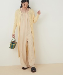 ADAM ET ROPE' | ワイドリブニットカーデワンピース(ワンピース)