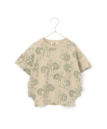 MAKE YOUR DAY | フラミンゴ総柄Tシャツ■80～140cm(Tシャツ/カットソー)