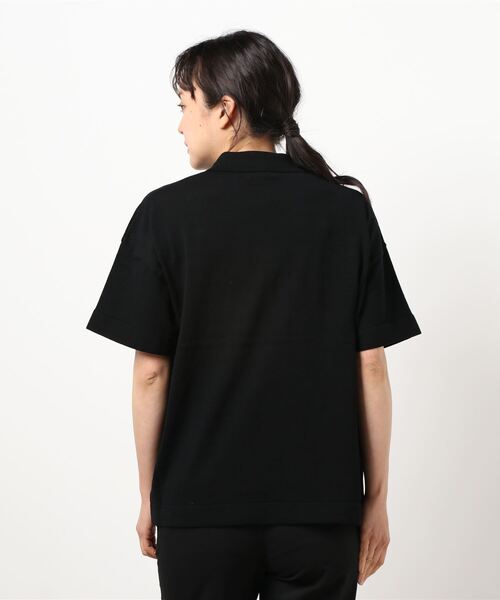 Maison de Beige（メゾンドベージュ）の「《Maison de Beige》ポロニット（ニット/セーター・レディース・ホワイト/ブラック・9号）」の3枚目の写真