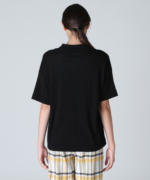 Maison de Beige（メゾンドベージュ）の「《Maison de Beige》ポロニット（ニット/セーター・レディース・ホワイト/ブラック・9号）」の8枚目の写真