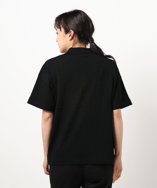 Maison de Beige（メゾンドベージュ）の「《Maison de Beige》ポロニット（ニット/セーター・レディース・ホワイト/ブラック・9号）」の14枚目の写真