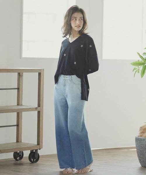 LIPSTAR（リップスター）の「グラデーションデニム（デニムパンツ・レディース・ブルー系その他・S/M）」の6枚目の写真