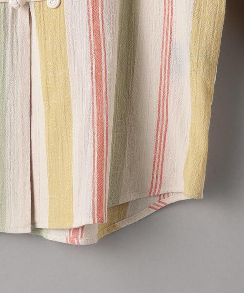 PHEENY（フィーニー）の「＜PHEENY＞ストライプカンフーシャツ Ψ（シャツ/ブラウス・レディース・ライム・FREE）」の5枚目の写真