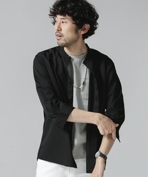 NANO universe | エントリーバンドカラーシャツ/7分袖(シャツ/ブラウス)