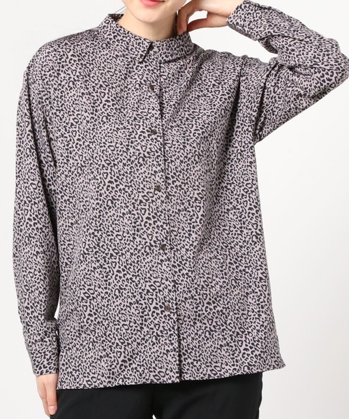 WEGO(ウィゴー)の「WEGO/オーバーシルエットシャツ(シャツ/ブラウス・レディース・ベージュ系その他/ホワイト系その他/パープル・FREE)」の13枚目の写真